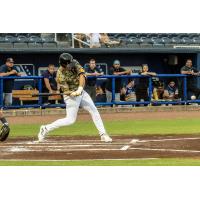 Biloxi Shuckers' Brock Wilken at bat