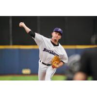 Pensacola Blue Wahoos' Zach McCambley in action