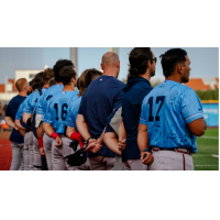 Mississippi Braves stand for the National Anthem