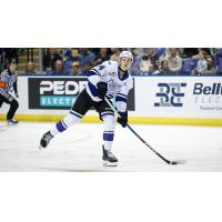 Victoria Royals' Matthew Keller on the ice