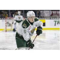 Defenseman Ty Gibson with the Everett Silvertips